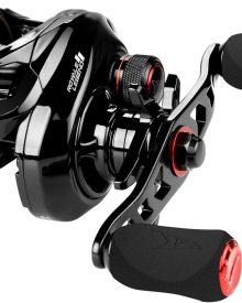 KastKing Royale Legend II Baitcasting Reels, New Compact Design Baitcaster Fishing Reel, 17.64LB Carbon Fiber Drag, Cross-Fire 8 Magnet Braking System, Available in 5.4:1 and 7.2:1